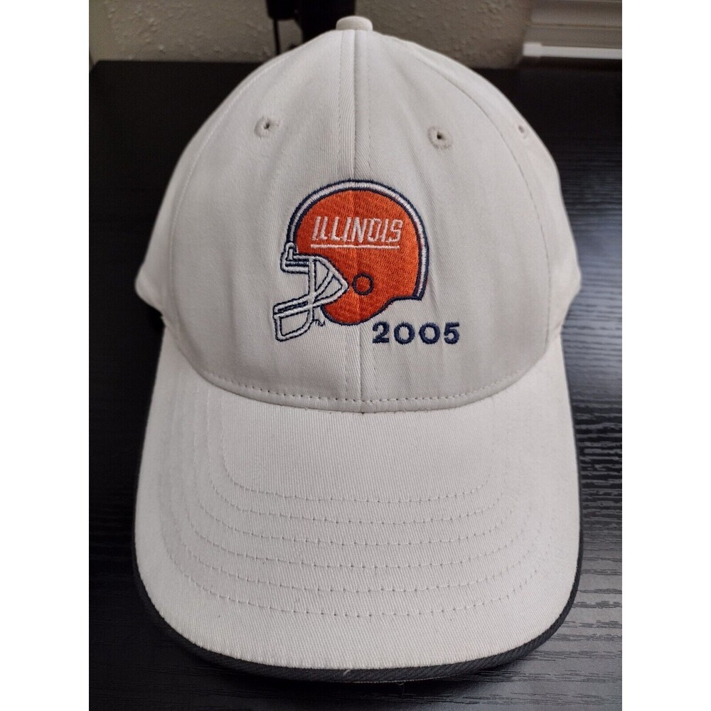 University of Illinois Fighting Illini 2005 Football Fitted Hat Cap Nu-Fit L/XL